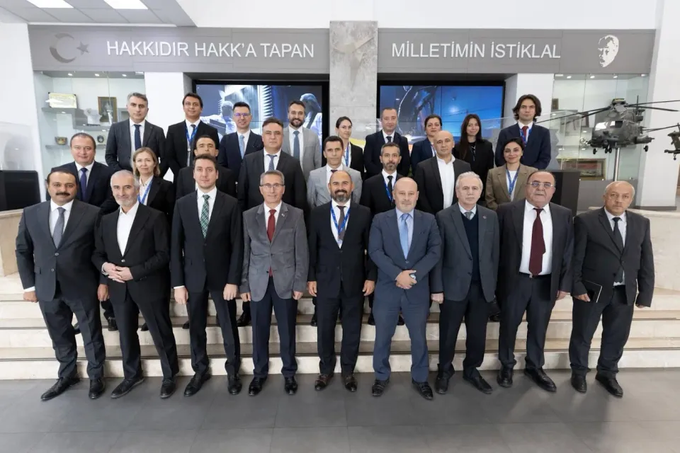 Group photo from a professional gathering